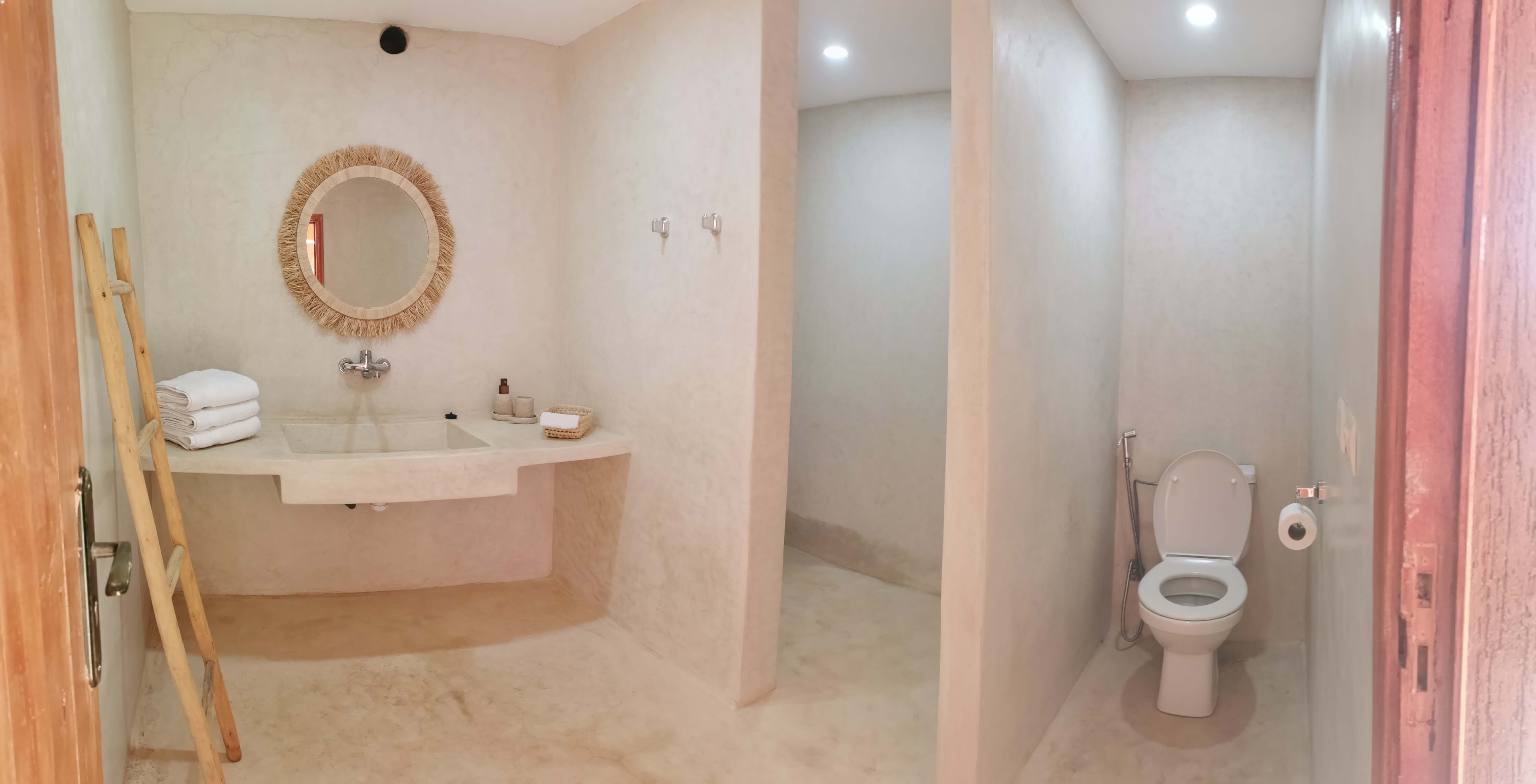 Salle de bain tadelakt